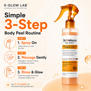 Dr.Melaxin® Peel Shot (BUY 1  GET 1 FREE)| Exfoliating Kojic Acid Turmeric Spray 200ml
